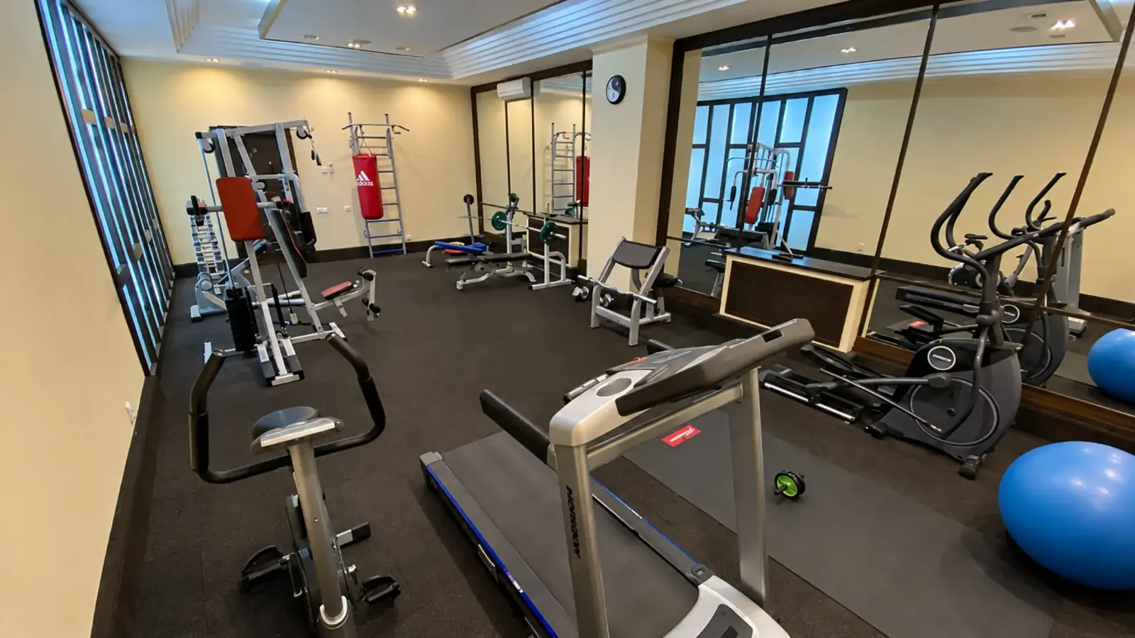 Fitness center at Samal Resort & SPA