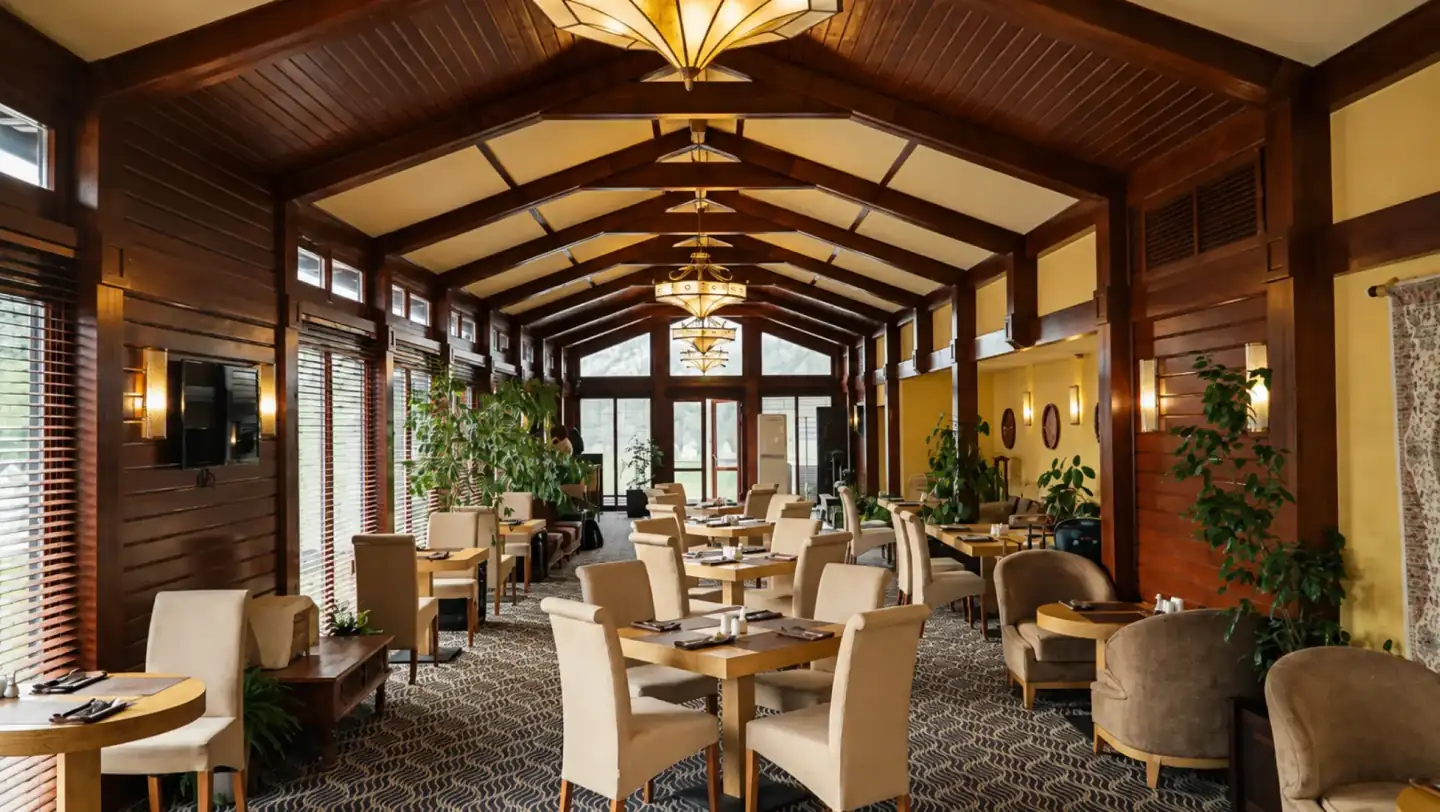 Interior of the Samal restaurant
